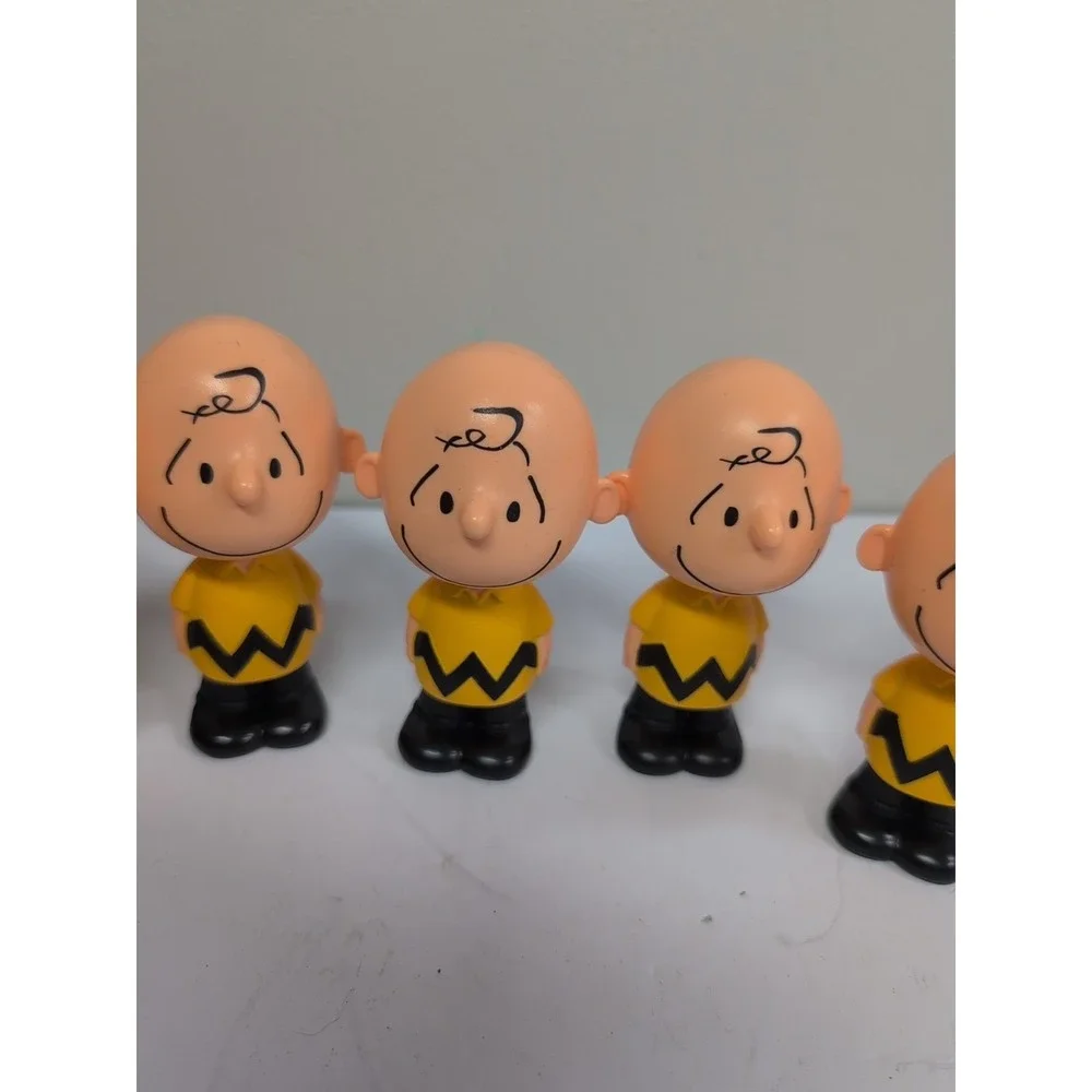 5 Charlie Brown Peanuts Movie Figure McDonalds Happy Meal Toy 2015 No Sound 4 In